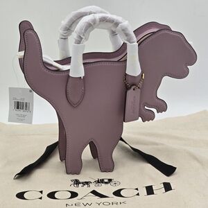 💥💜NWT💜💥Coach Glovetanned Leather Rexy Crossbody, Faded Purple